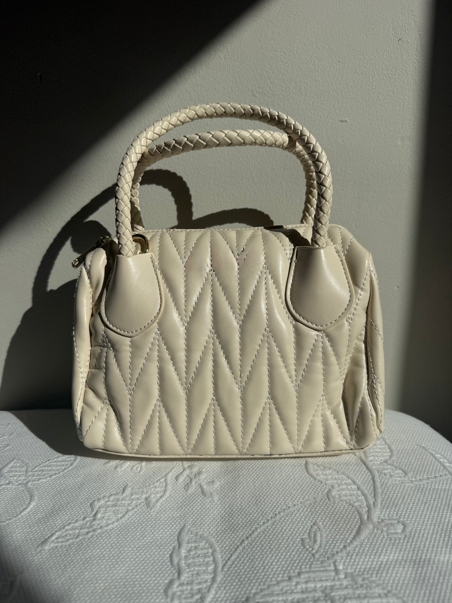 Bolso de Mano Beige