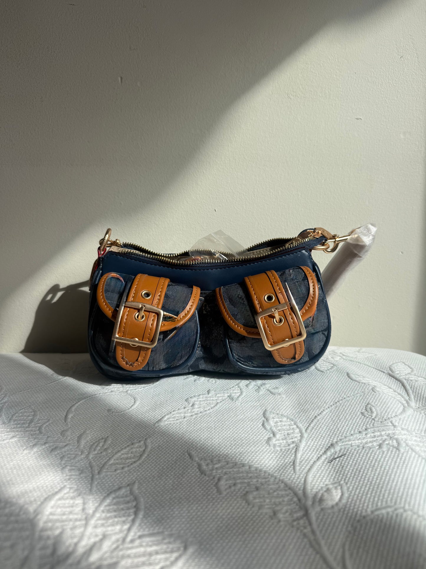 Bolso Vaquero con Bolsillos